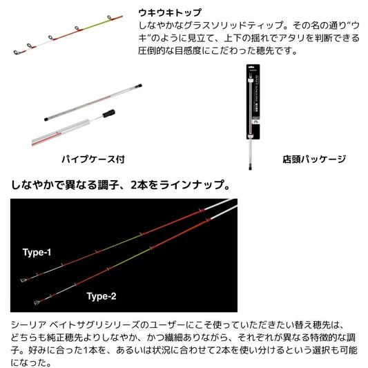 25 シーリア ベイトさぐり 替穂先