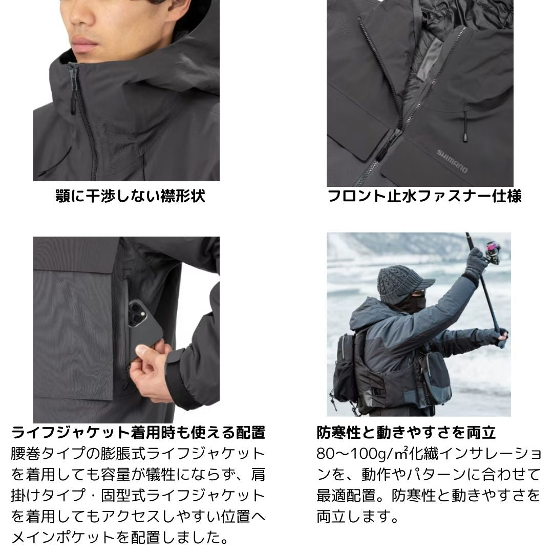 RB-036Ｗ ゴアテックスインサレーションショートレインジャケット