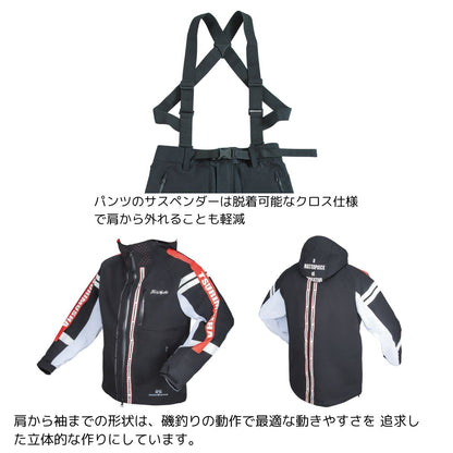 テクニカルアーム 3レイヤーレインスーツ