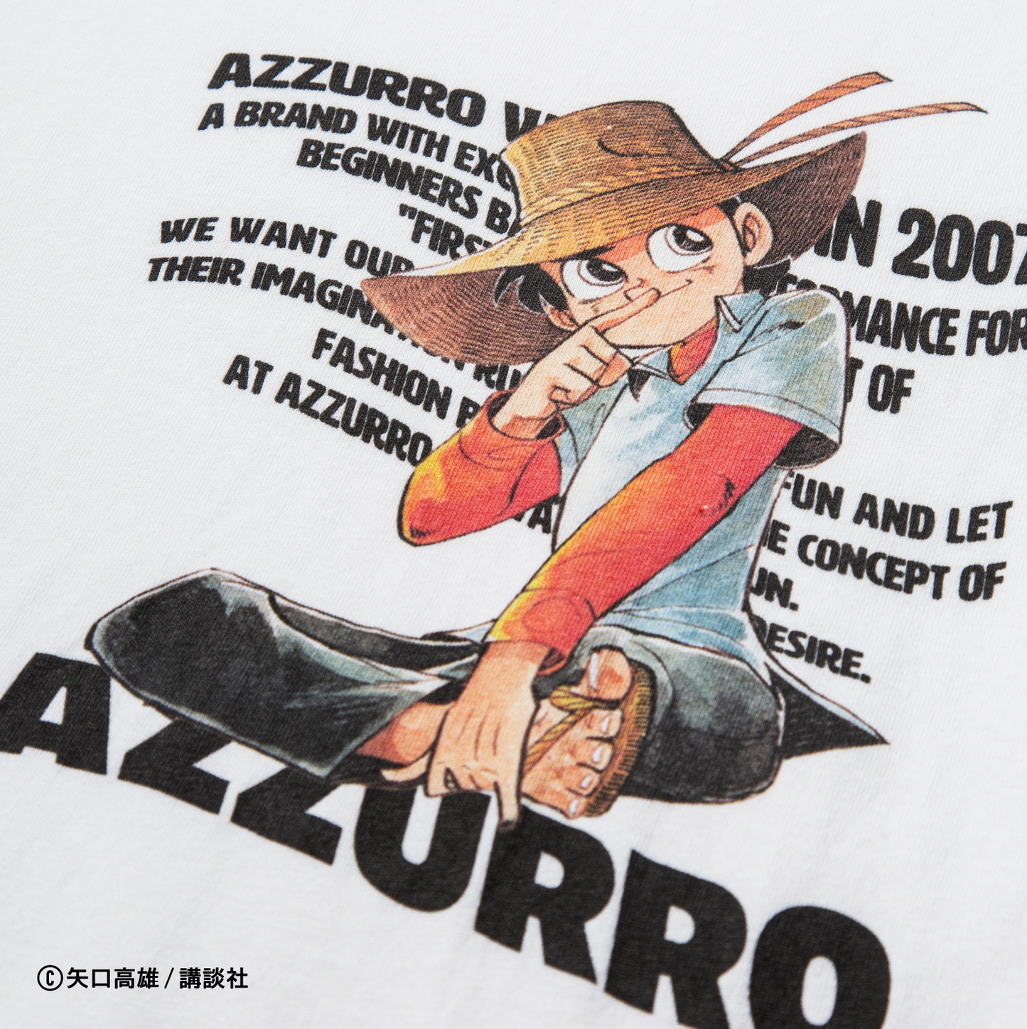 【AZZURRO】釣りキチ三平　Ｌ／Ｓ　ＴＥＥ Az-23f-T-13