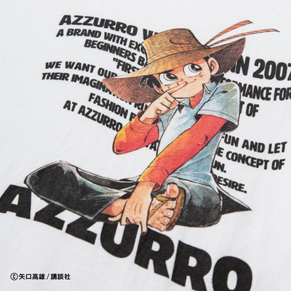 AZZURRO】釣りキチ三平 L／S TEE Az-23f-T-13