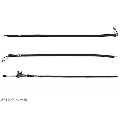 Abu メッシュロッドカバー M ベイトロッド用 ブラック