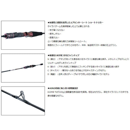 紅牙AIR TYPE-N 69MHB-METAL・N