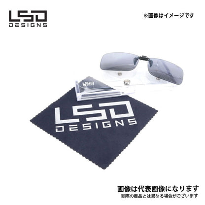 クリップサングラス TYPE5 ダイアモンドホワイトブルー 4343