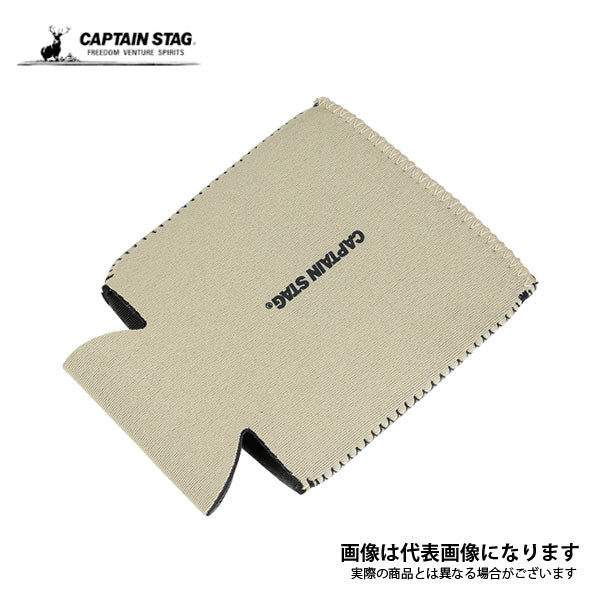 CS　ソフト缶ジャケット（ベージュ/ブラック） UE-4918
