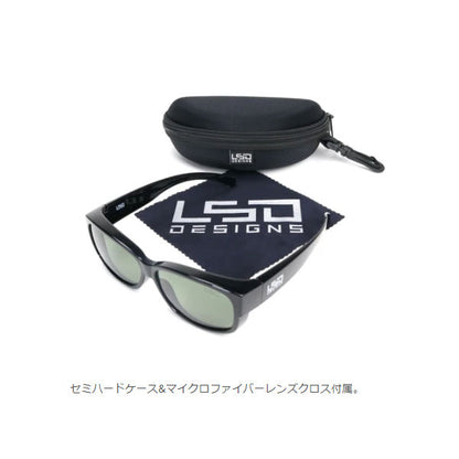 オーバーグラス TYPE2 ピアノブラック／グレーグリーン