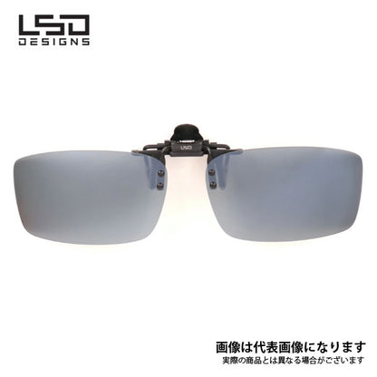 クリップサングラス TYPE2 ライトグレーフラッシュミラー