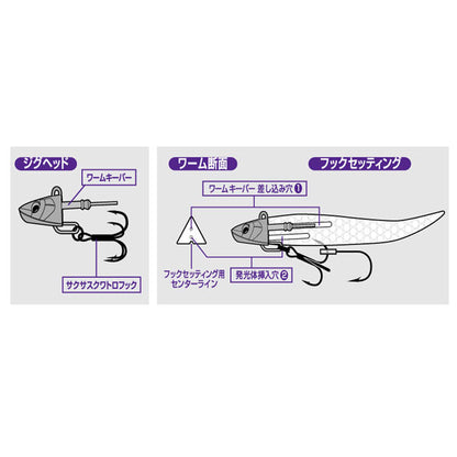 サムライ太刀　ワインドダート爆釣パック 18ｇ