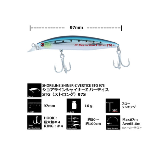 ダイワ ショアラインシャイナーZ バーティス　97S