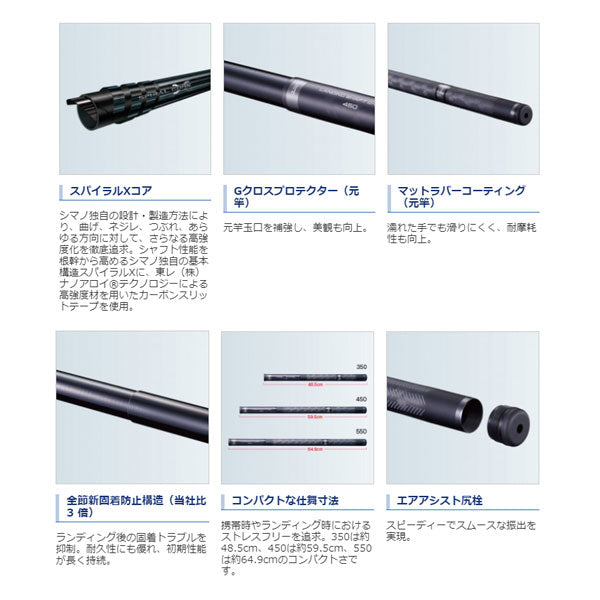 ランディングシャフト GF550 – フィッシングマックス WEBSHOP