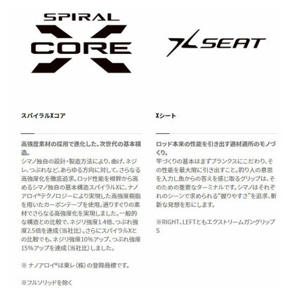21 炎月XR N-B63ML-S/LEFT（左巻専用・スパイラルガイド）