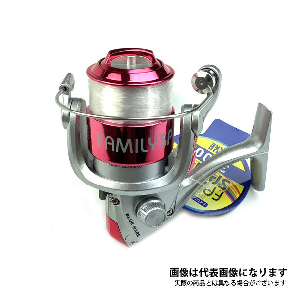 ファミリースピン3 3000 ピンク （ナイロン3号-130ｍ付き） 4101