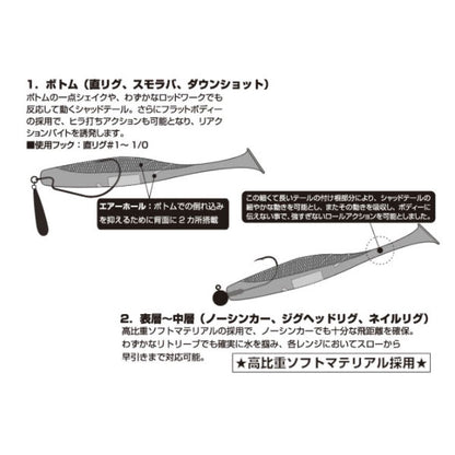 ジャスターシャッド 3.2インチ