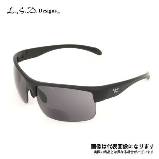 バイフォーカルネオ マットブラック/スモーク +2.0