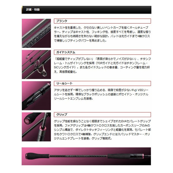 ポセイドン スパリッドマスター PSMS-70L／M
