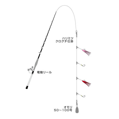 クログチ仕掛 4本