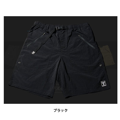 ナイロンハーフパンツ ブラック