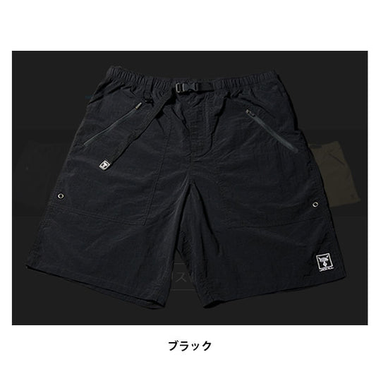 ナイロンハーフパンツ ブラック