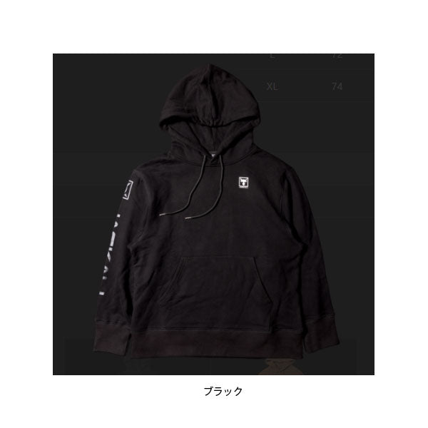 プルオーバーフーディサイドロゴ