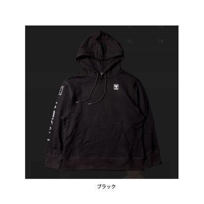 プルオーバーフーディサイドロゴ