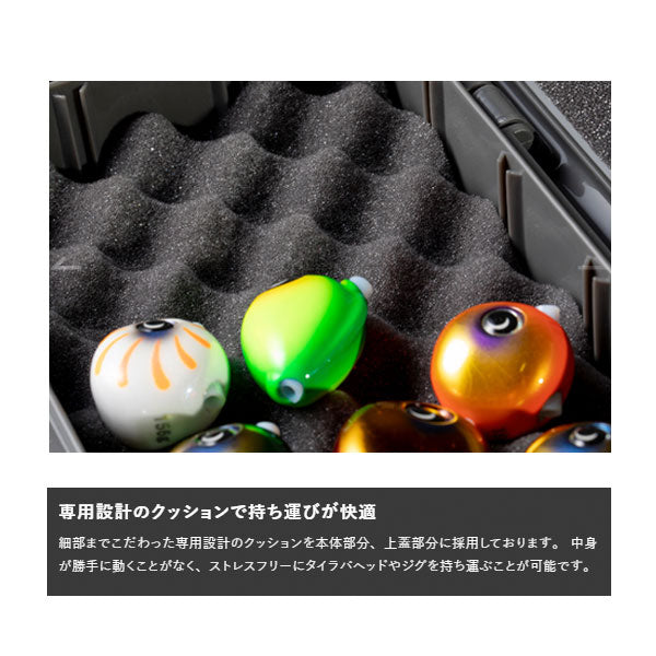 クッションタイラバボックス 深型 グレー – フィッシング