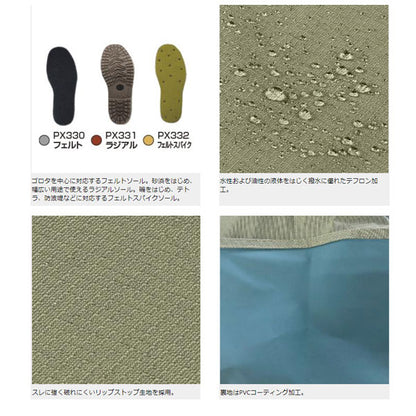 テフロンポリエステルウェダー PX331 チェストラジアル