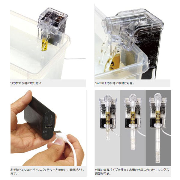 小魚ライブウェル循環ポンプ ミニ