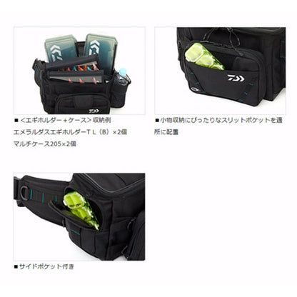 エメラルダス　ヒップバッグ（Ｄ）　ブラック