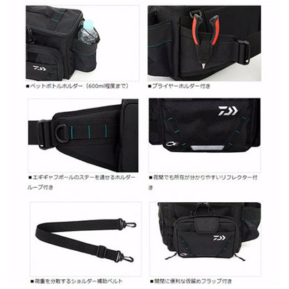エメラルダス　ヒップバッグ（Ｄ）　ブラック
