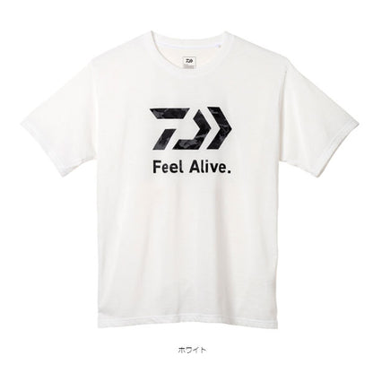 ショートスリーブFeel Alive.Tシャツ DE-9522 ホワイト