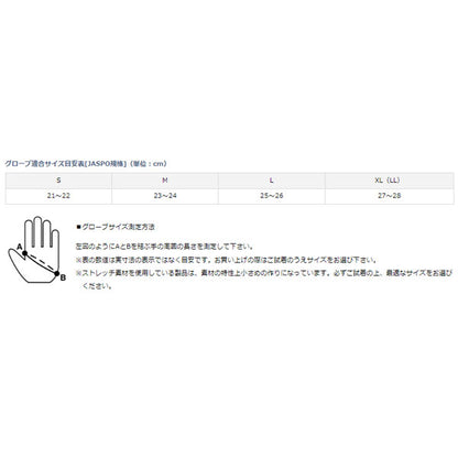 ライトゲームグローブ 3本カット DG-9322W ブラック