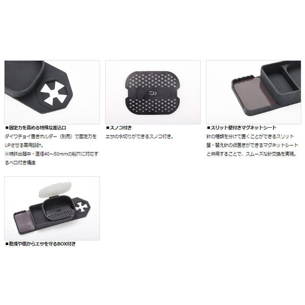 チョイ置き船べりトレイ (C) ブラック
