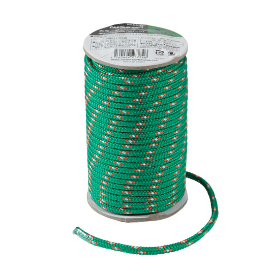 カラーテントロープφ5mm×20m（グリーン） UA-4537