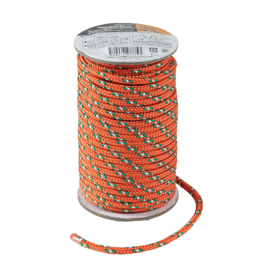 カラーテントロープφ5mm×20m（オレンジ） UA-4538