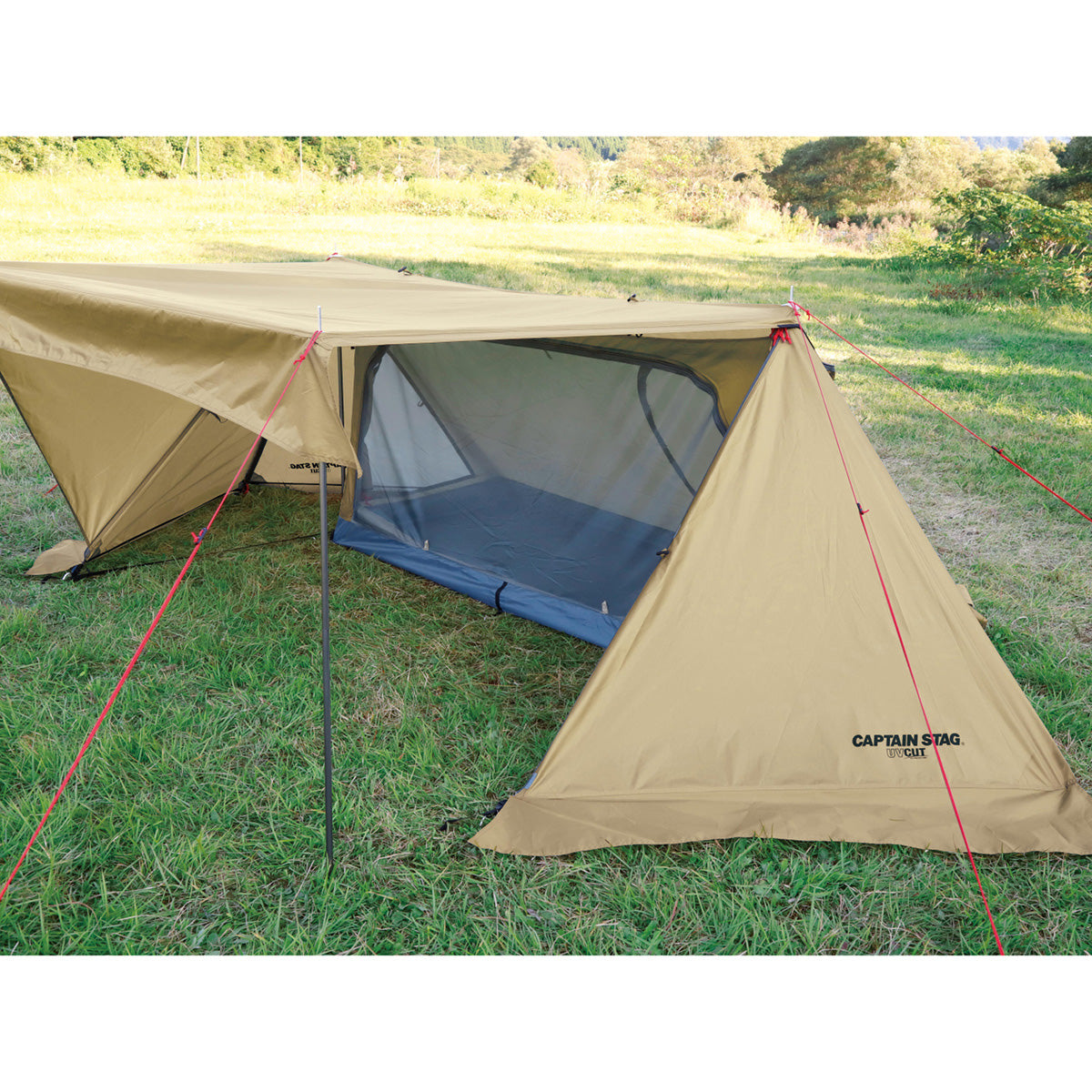 トレッカー キャンプベースソロUV（カーキ） UA-63