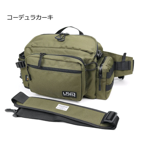 ヒップバッグチューンドネオ コーデュラカーキ