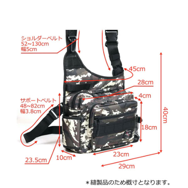 ワンショットサイドネオ コーデュラカーキ