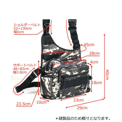 ワンショットサイドネオ コーデュラカーキ