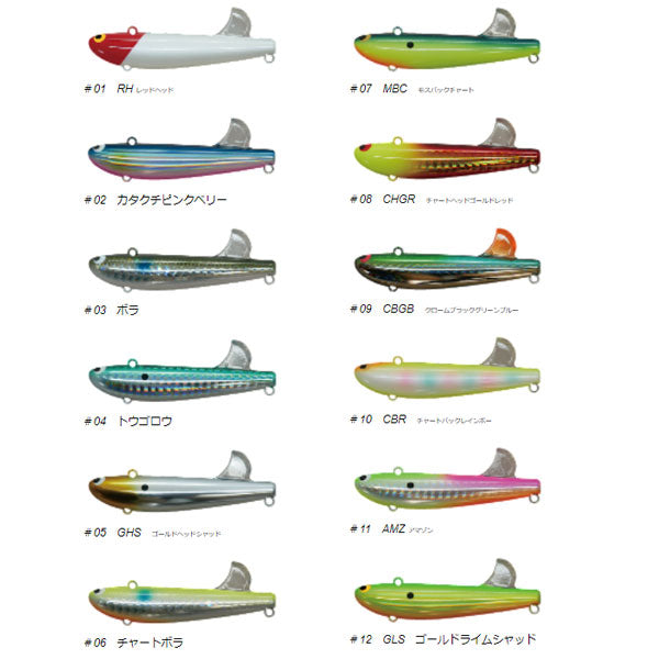 ポジドライブガレージ フィンバックミノー75S