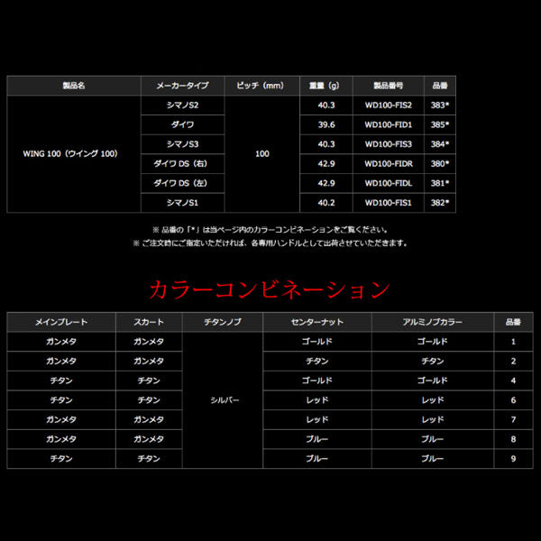 リブレ ウイング100 Fino