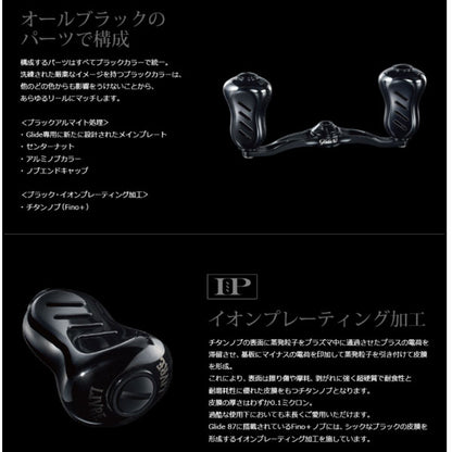 リブレ グライド87 メインプレートSETセンターナット ※取り付けにはセンターナットが必要です（別売り）オールブラック