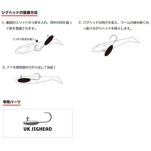 UKシャッドワーム 3.5インチ