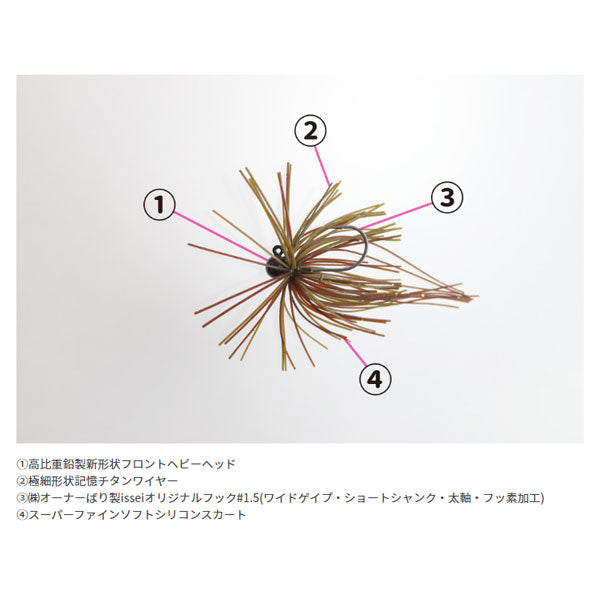 bibibiショット 1.8g #1.5