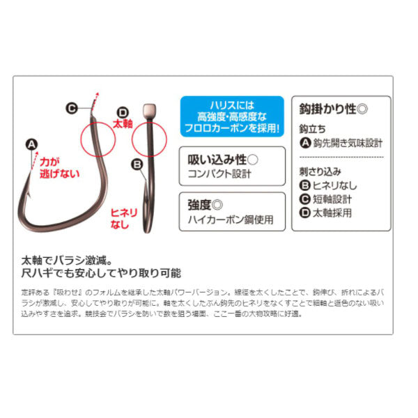 ステファーノカワハギ糸付鈎 吸わせ 力 30本 RG-KE3N