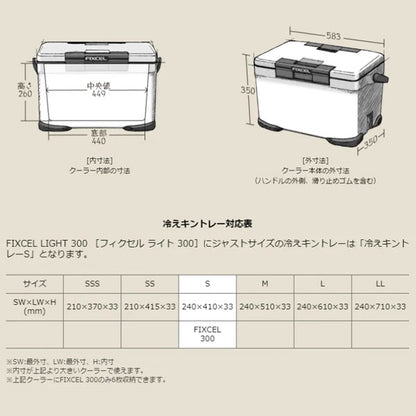 22 フィクセル ライト 30L NF-430V グレー