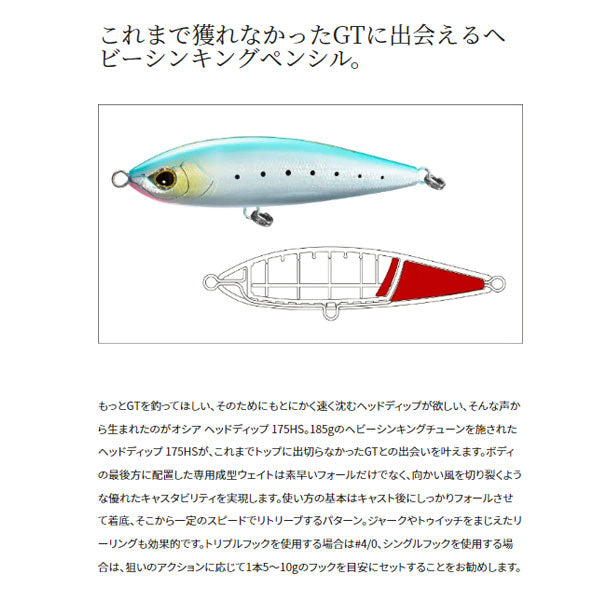 ヘッドディップ 175HS XU-S17V