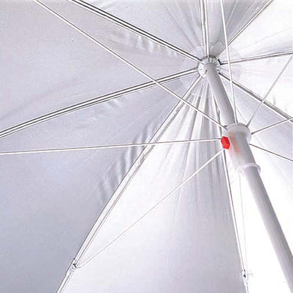 ビューシーズンUVカットパラソル180cm（ブルー×シルバー） M-1566