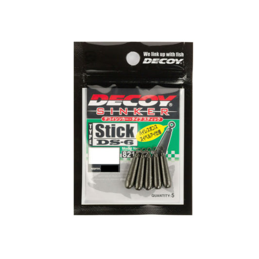 デコイシンカー タイプスティック DS-6 14g ガンブラック
