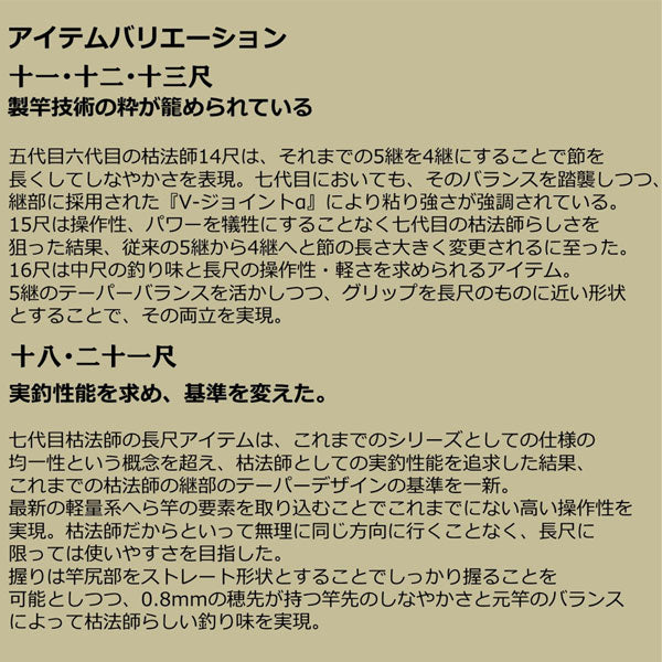 22 枯法師 7･N 2022年新製品