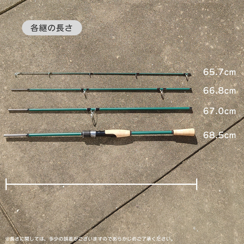 NANDEMO ROD ( ナンデモロッド ) MIDDLE S834ML LEAF パックロッド スピニング